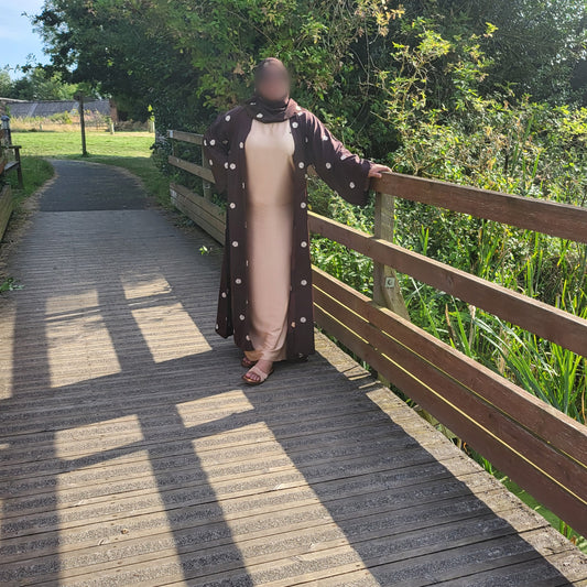 Al Shamas Abaya 》Coco Sand Shamas